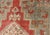 Textile Floral Mid-Century Turkish Oushak Vintage Rug in Red, Blue, Green and Ivory 7'1" X 11'7" For Sale - Image 7 of 9