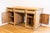 Gothic Revival English Desk of Bleached Oak with Linenfold Motifs, circa 1830 For Sale - Image 4 of 9
