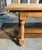 Brown Large Bleached Oak Farmhouse Dining Table, 1920s For Sale - Image 8 of 18