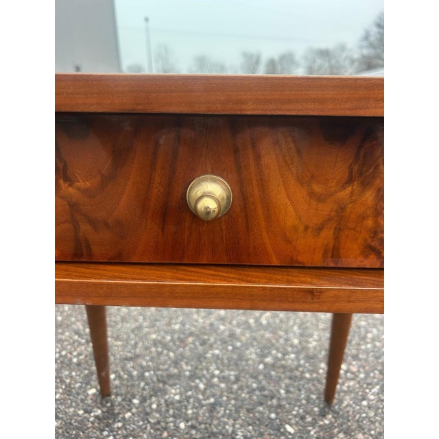 Mid-Century Modern Bedside Tables, 1950, Set of 2 For Sale - Image 3 of 17