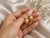 Gold 18k Gold Stud Earrings With Golden South Sea Pearls and Diamond Accents, Pair For Sale - Image 8 of 11