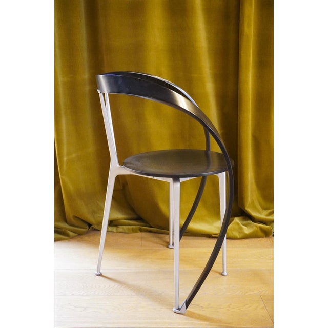 Cassina Model 952 Reverse Chairs by Andrea Branzi for Cassina, 1990s, Set of 4 For Sale - Image 4 of 14