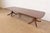English Smith & Watson Georgian Banded Cherry and Burl Wood Double Pedestal Extension Dining Table, Newly Refinished For Sale - Image 3 of 13