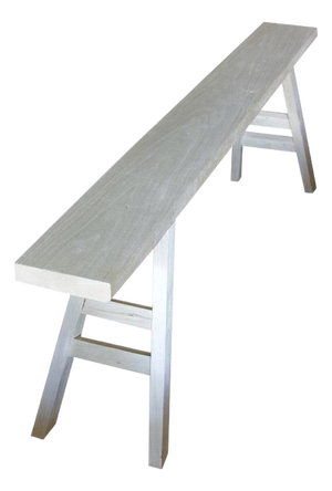 Andrianna Shamaris St. Barts Teak Wood Bench or Shelf