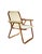 Italian Bamboo and Brass Folding Chair attributed to Raffaella Crespi, 1960s For Sale - Image 11 of 11