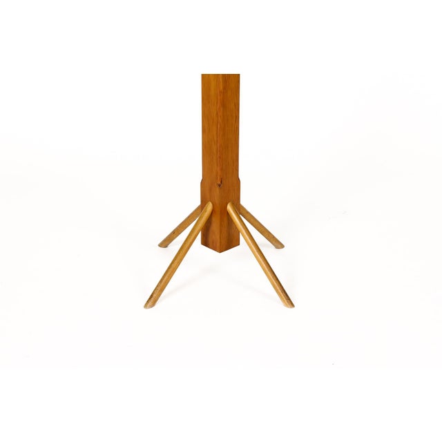 Vintage Mid Century Tall Modernist Studio Craft Douglas Fir Coat Hat Rack For Sale - Image 4 of 4