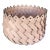 Medium Braided Basket Pink For Sale