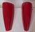 Vintage Wall Lamps in Red Glass from Trio Leuchten, 2010s, Set of 2 For Sale - Image 6 of 10