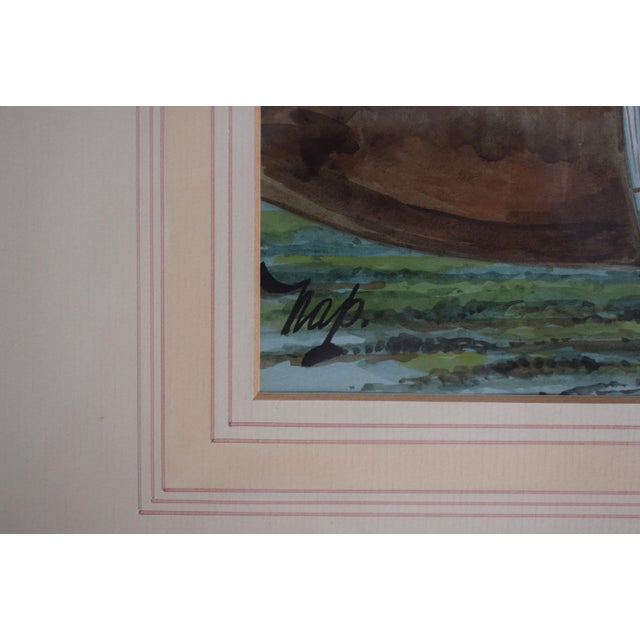 T. (Tiny) Heppel Circa 1900 Jockey Pastel Watercolour Caricature Portrait by Nap For Sale - Image 4 of 6