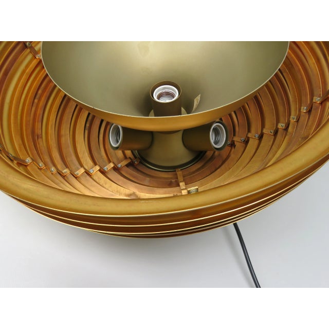 5639/S Saturno Gold-Plated Pendant Light by Kazuo Motozawa for Staff, 1970s For Sale - Image 9 of 13