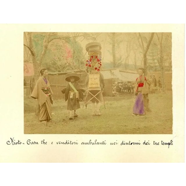 Devotional Portraits from Kyoto - Ancient Albumen Print 1870/1890 1870/1890 For Sale - Image 3 of 6