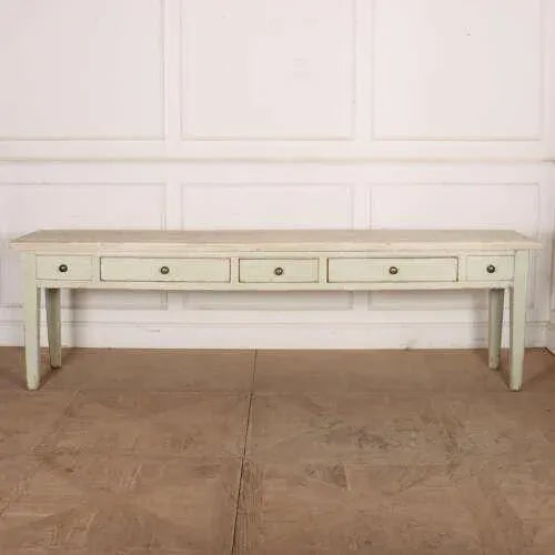 West Country Painted Serving Table For Sale - Image 5 of 16