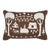 Schumacher Farm Scene Pillow 20" x 14" in Brown For Sale