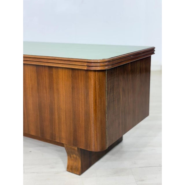 Mid-Century Lowboard in Walnut For Sale - Image 11 of 14