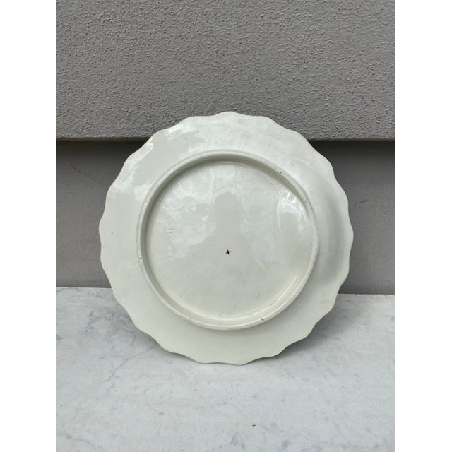 French Majolica Asparagus Plate, Circa 1890 For Sale - Image 4 of 4