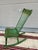 Paint Antique Pennsylvania Paint Decorated Plank Seat Farmhouse Rocking Chair, 1850’s For Sale - Image 7 of 12