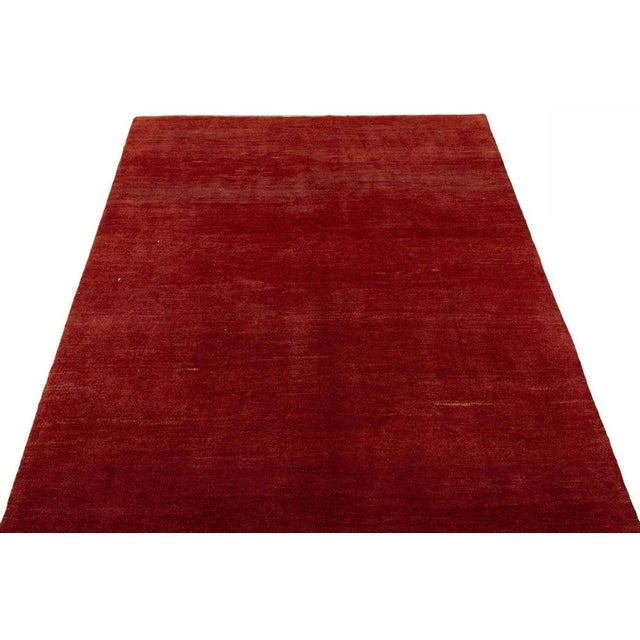 Hand-Knotted Gabbeh Loribaft Rug For Sale - Image 4 of 11