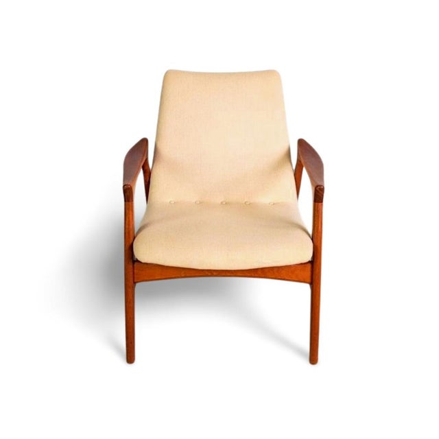 Teak Easy Armchair by Arne Hovmand-Olsen for Mogens Kold For Sale - Image 10 of 10