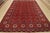 An authentic vintage tribal Turkmen rug hand-knotted with fine wool and natural dyes. This nomadic rug features rows of...