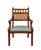 Vintage Armchair with Rattan Back For Sale - Image 4 of 10
