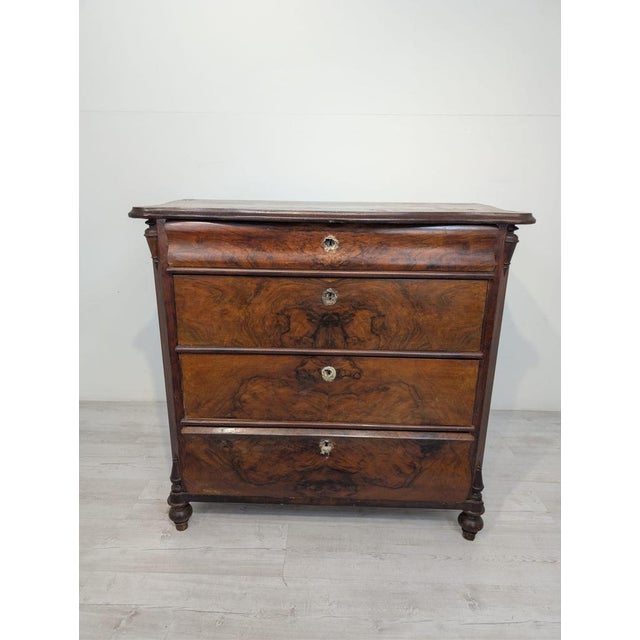 Biedermajer Chest of Drawers, 19th Century For Sale - Image 14 of 14