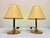 Mid-Century Brass Table Lamps attributed to Temde, 1970s, Set of 2 For Sale - Image 4 of 8