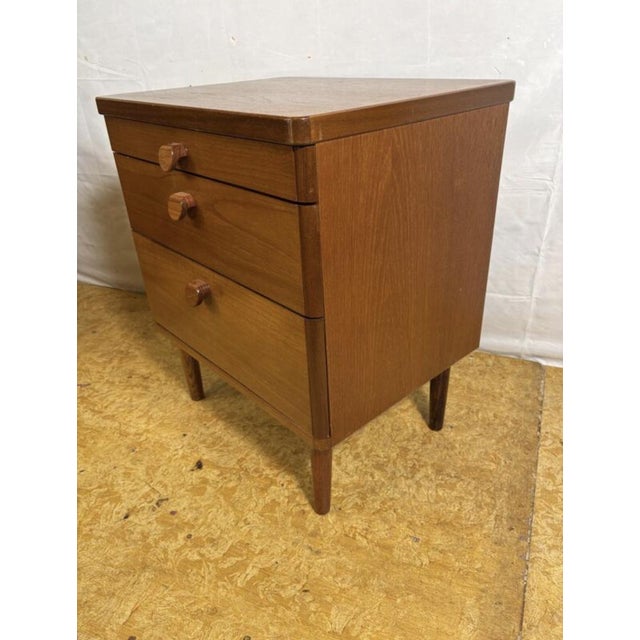 Brown Mid-Century Modern Teak Bedside Cabinets from Stag, 1960s, Set of 2 For Sale - Image 8 of 13