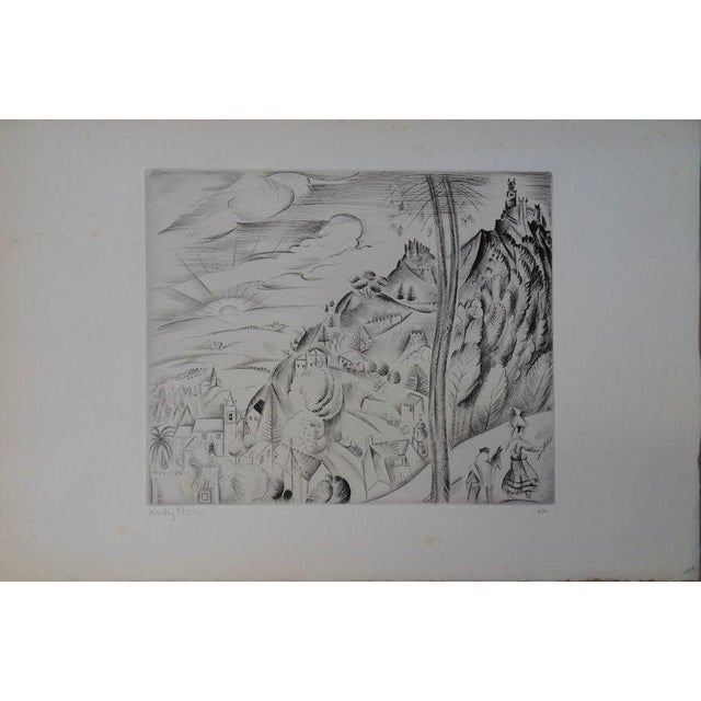 Mily Possoz, La Vallée du Douro, Etching For Sale