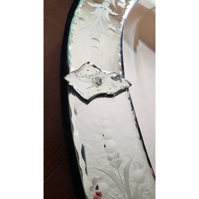 Italian Venetian Heart Wall Mirror For Sale - Image 9 of 11