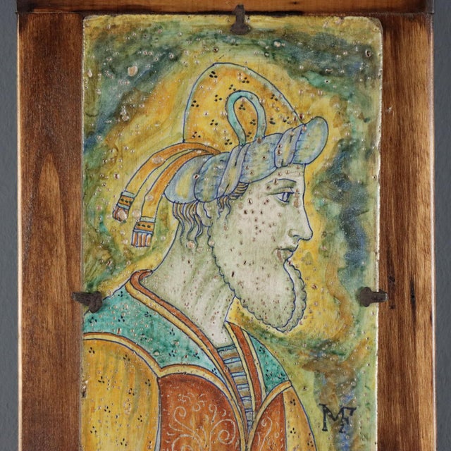 Melandri Majolica Tile and Faenza Focaccia For Sale - Image 3 of 10