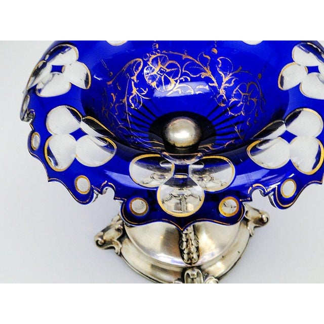 Antique Fruit Plate in Silver, 1800s For Sale - Image 5 of 13