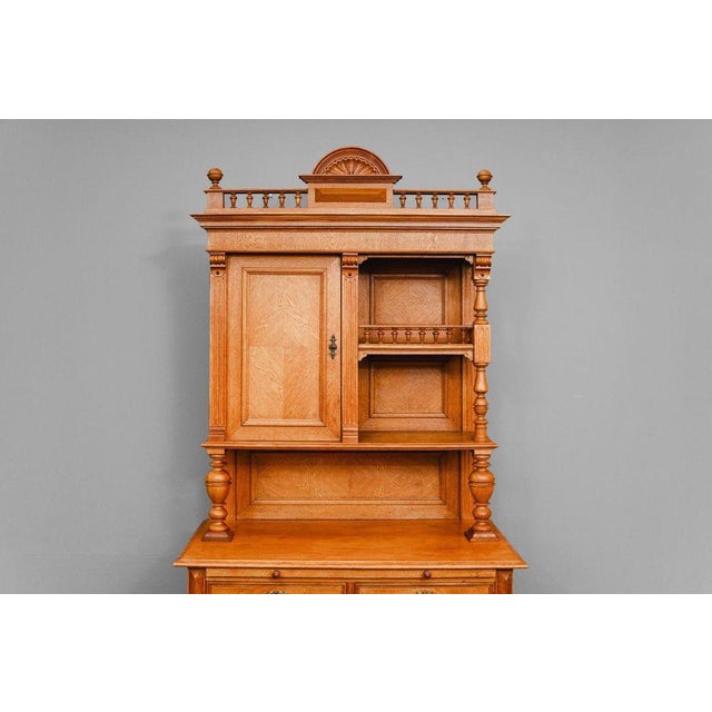 Gründerzeit Sideboard in Oak, 19th Century For Sale - Image 9 of 18