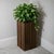 Solid Wood Slatted Planter Box 11x11x24 For Sale In Raleigh - Image 6 of 8