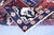 5.4 X 9.3 Ft Hand-Knotted Turkish Vintage Rug - Blue & Red Pictorial Grid Pattern For Sale - Image 10 of 10