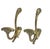 Traditional 19th Century Bronze Coat Hooks, France, Set of 5 For Sale - Image 3 of 9