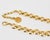 Gold Louis Feraud Paris Gilt Metal Choker Necklace with Brand Logo Charms For Sale - Image 8 of 9