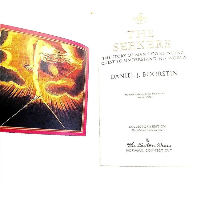 Daniel J Boorstin's Collectible East Press, "Knowledge Trilogy ©️ 1998 With 22k Gold Trim For Sale - Image 9 of 11
