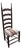 Vintage French Country Ladderback Chair For Sale