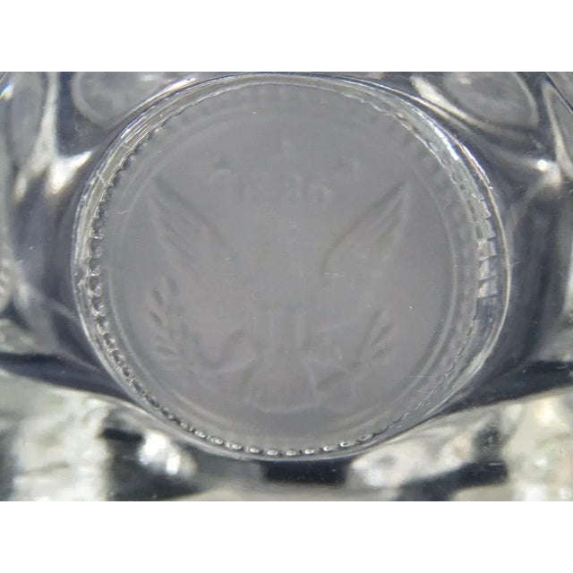 Traditional Fostoria Coin Glass Clear Wedding Bowl Candy Dish with Lid For Sale - Image 3 of 11