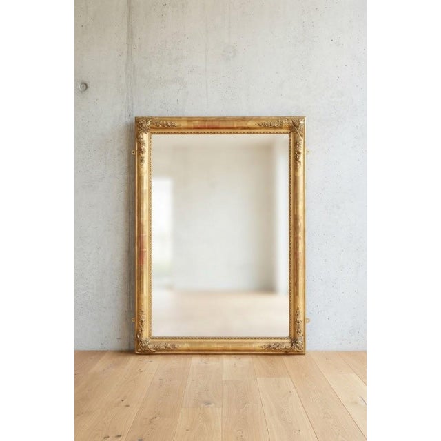 Giltwood Wall Mirror from Belle Epoque, France, 1880 For Sale - Image 3 of 16