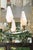 1950s 10-Light Brass & Lacquer Green Chandelier in Manner of Stilnovo For Sale In Atlanta - Image 6 of 12