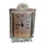1980s Gorgeous New Fifth Avenue Crystal Square Century Mantle Clock For Sale