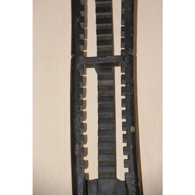 Carved Wood CD Holder Display, 1980s For Sale - Image 15 of 18