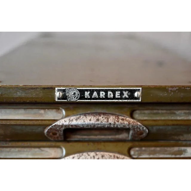 Small Kardex Industrial Atelier Cabinet For Sale - Image 5 of 10