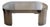 Attributed Karl Springer Gunmetal Bankers Coffee Table, 1980s For Sale