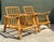 Tan Vintage Pagoda Rattan Lounge Chairs After John Wisner For Sale - Image 8 of 12