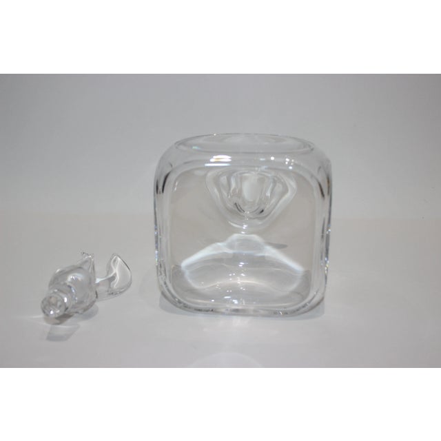 Steuben Lloyd Atkins Eagle Decanter Signed For Sale - Image 9 of 12