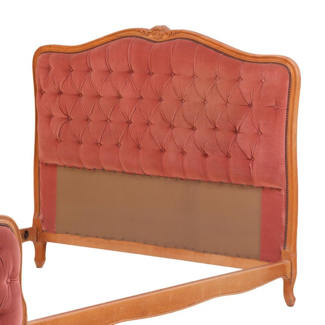 Full Size French Corbeille Style Bed, C. 1945 For Sale - Image 4 of 10