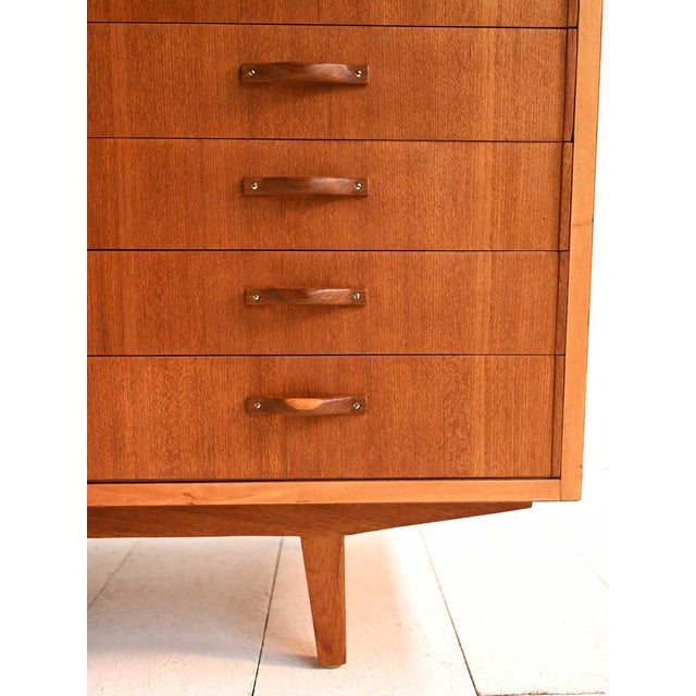 1960s Scandinavian Teak Sideboard with Pull-Out Top, 1960s For Sale - Image 5 of 11