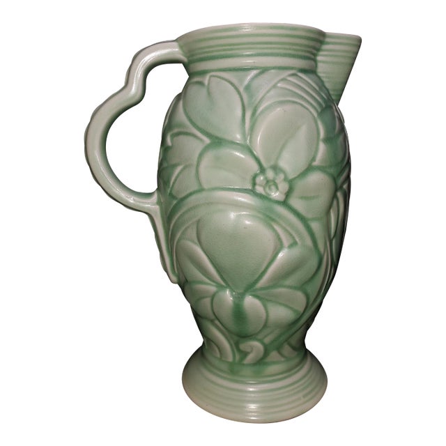 Early 20th Century Art Deco Wade Heath Pitcher For Sale